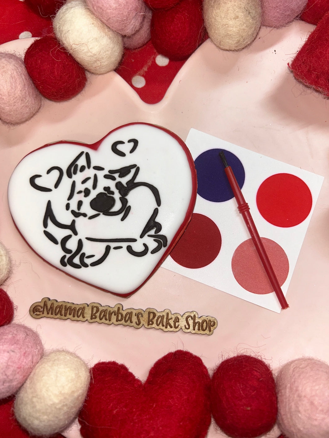 KENNEDY PCC - Paint your own Valentine Cookie